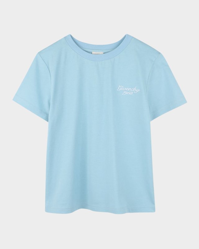 Boy's Logo Script T-Shirt, Size 4-6